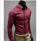 Men's Slim Formal Shirt | Tight Fit, Long Sleeve