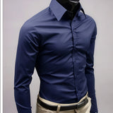 Men's Slim Formal Shirt | Tight Fit, Long Sleeve