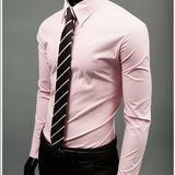 Men's Slim Formal Shirt | Tight Fit, Long Sleeve