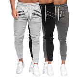 Men’s Zippered Street Joggers | Slim, Drawstring Fit