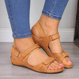 Women’s Summer Casual Sandals | Open Toe, Hook & Loop
