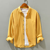Men Casual Summer Shirt | Long Sleeve, Oversized