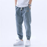 Men's Denim Joggers | Baggy, Drawstring Fit