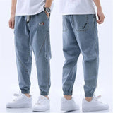 Men's Denim Joggers | Baggy, Drawstring Fit
