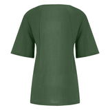 Women’s Casual Summer Shirt | Short Sleeve, Asymmetrical