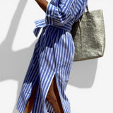 Chiara™ Button-Detail Fluid Dress