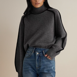 Alea - Oversized Chunky Turtleneck Sweater