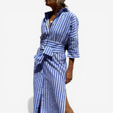 Chiara™ Button-Detail Fluid Dress