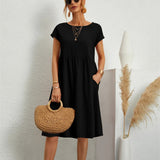 Women's Casual Smock Summer Dress | Midi