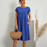 Women's Casual Smock Summer Dress | Midi