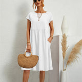 Women's Casual Smock Summer Dress | Midi