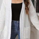 Cathy - Warm Chunky Knitted Cardigan with Front Opening