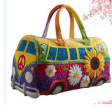 SUNFLOWVANA | QUILTED TRAVEL DUFFLE BAG