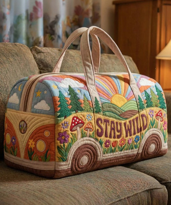 ROAMVANA | QUILTED TRAVEL DUFFLE BAG