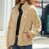 Riane - Elegant Soft Fleece Zip-Up Jacket