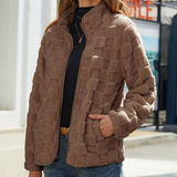 Riane - Elegant Soft Fleece Zip-Up Jacket