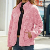 Riane - Elegant Soft Fleece Zip-Up Jacket