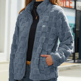 Riane - Elegant Soft Fleece Zip-Up Jacket
