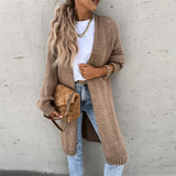 Reanna - Casual Long Knitted Cardigan