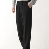 Men's Wide Leg Trousers | Relaxed, Work