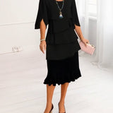 Sophie | Graceful Ruffled Dress with a Flowing Silhouette