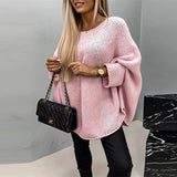 Quirina - Chic Relaxed Fit Crew Neck Sweater