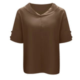 Women's Summer Tunic Top | Linen, V-Neck