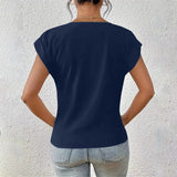 Women’s Casual Summer T-Shirt | Short Sleeve, V-Neck