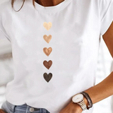 Women's Summer Graphic T-Shirt | Casual, Short Sleeve