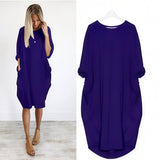 Women Summer Plus Size Dress | Tunic, Sleeves