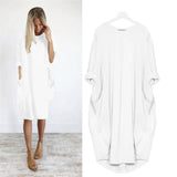 Women Summer Plus Size Dress | Tunic, Sleeves