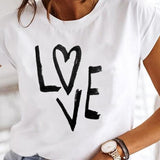Women's Casual Summer T-Shirt | Graphic, Short Sleeve