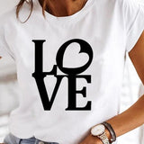 Women's Casual Summer T-Shirt | Graphic, Short Sleeve