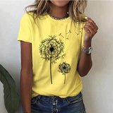 Women’s Summer Graphic T-Shirt | Printed, Short Sleeve