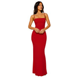 Women's Summer Maxi Dress | Bodycon, Spaghetti Strap