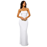 Women's Summer Maxi Dress | Bodycon, Spaghetti Strap