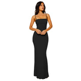 Women's Summer Maxi Dress | Bodycon, Spaghetti Strap