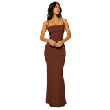 Women's Summer Maxi Dress | Bodycon, Spaghetti Strap