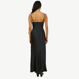 Women's Summer Slip Dress | Floral Embroidered, Maxi