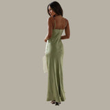 Women's Summer Slip Dress | Floral Embroidered, Maxi