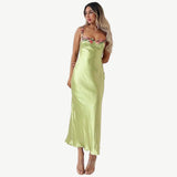 Women's Summer Slip Dress | Floral Embroidered, Maxi