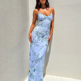 Women's Summer Slip Dress | Floral, Spaghetti Strap