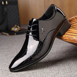 Men’s Formal Oxford Shoes | Patent Leather, Textured Gloss