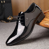Men’s Formal Oxford Shoes | Patent Leather, Textured Gloss