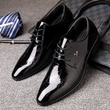 Men’s Formal Oxford Shoes | Patent Leather, Textured Gloss
