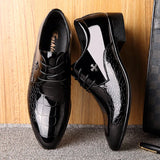 Men’s Formal Oxford Shoes | Patent Leather, Textured Gloss