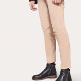 Men’s Ankle Leather Boots | Zipper, Distressed Look