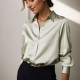 Elegant Loose Fit Women’s Blouse