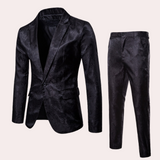 Men’s Formal Two Piece Suit | Jacquard, Slim Fit