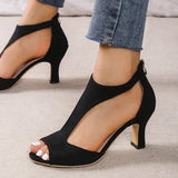 Women’s Summer Heels | Cut-Out, Open Toe
